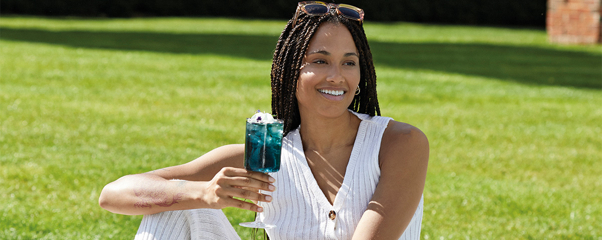 The Butterfly Pea Lemonade